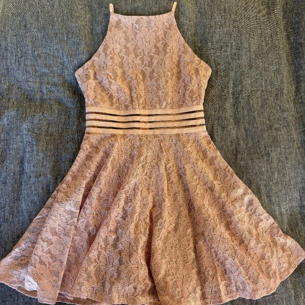 City Studio A-Line Pink Dress - Sz 7 (small)